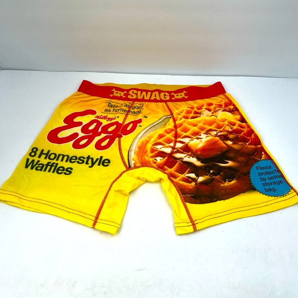 SWAG, EGGO MEN’S BOXER BRIEFS, 92% MICROPOLYESTER 8% ELASTANE, LARGE SIZE - Picture 7 of 12